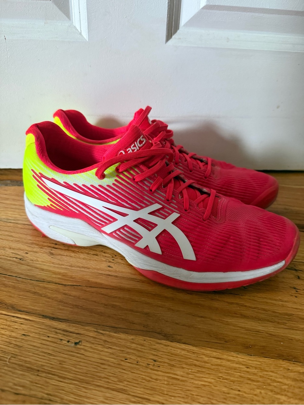 ASICS Solution Speed FF 2 Women’s Tennis Shoes Pink/White Size 11 (EU 43.5)